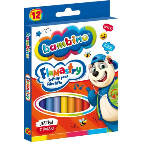 Pisaki Bambino, 12 kolorów - 4